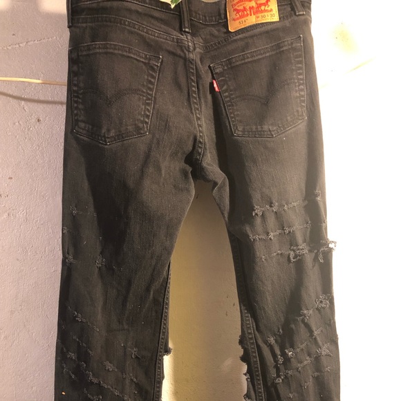 Levi Black Denim 514. Size w30 L30 - Picture 2 of 8